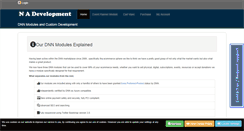 Desktop Screenshot of nadevelopment.co.uk